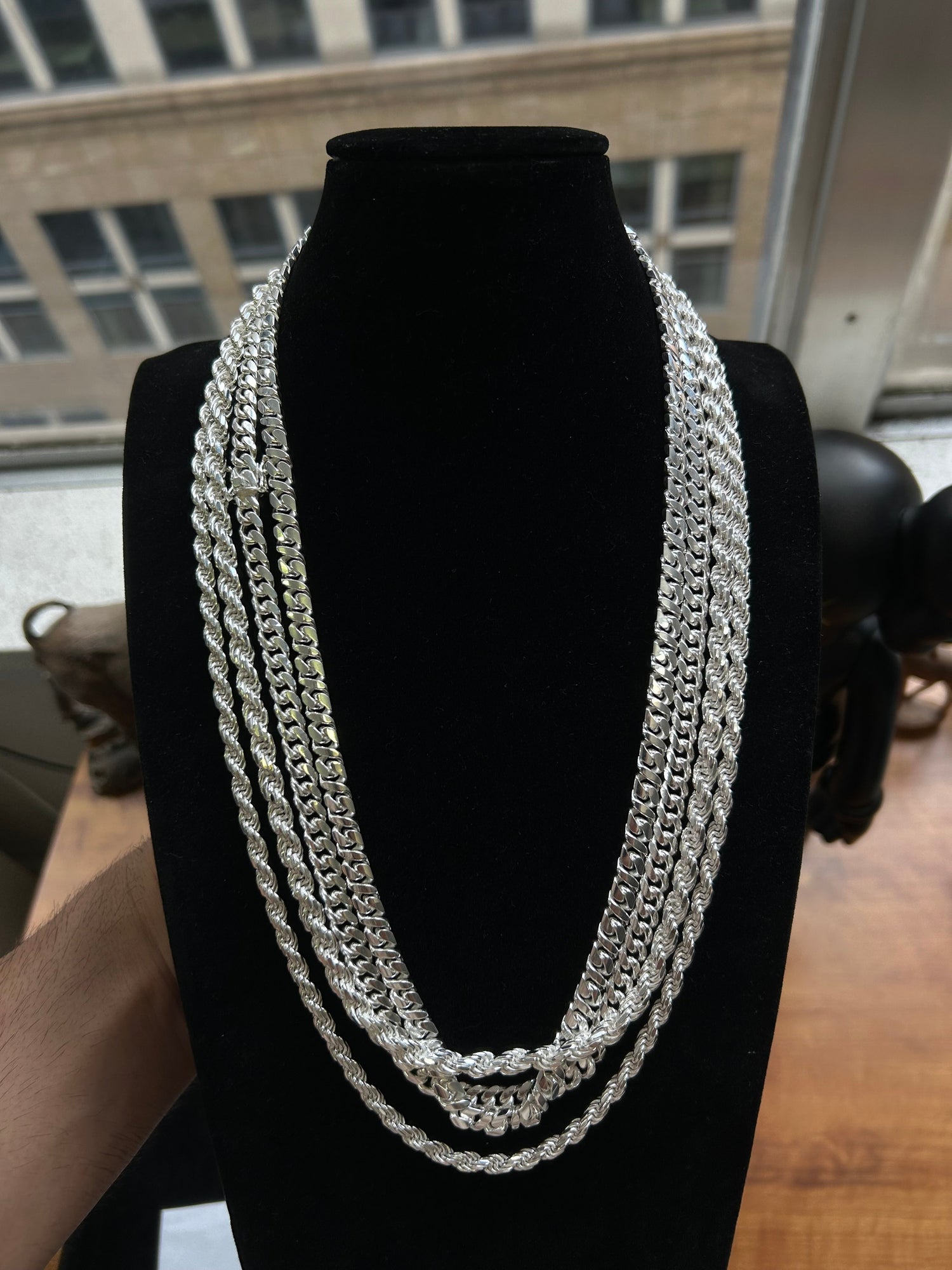 Silver Chains & Bracelets