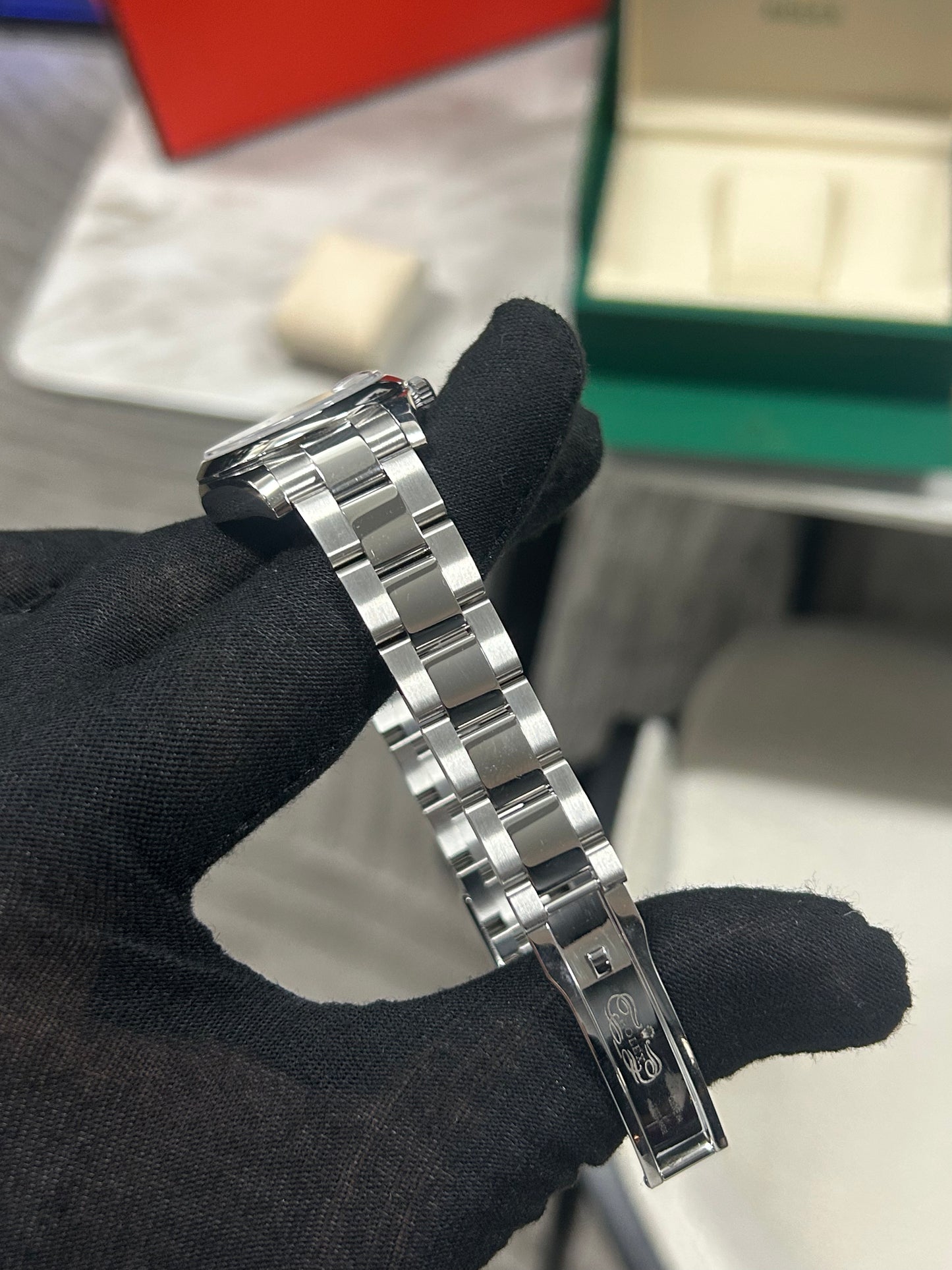 Rolex Datejust 31mm Silver Floral Dial Stainless Steel 2014 Model 178240